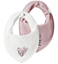 Name It Bibs - 2-Pack - NbfYvette - Burnished Lilac/Cloud