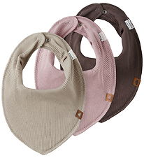 Name It Bibs - 3-Pack - Rib - NbfYvette - Burnished Lilac/
