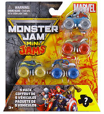 Monster Jam Mini - Marvel - 5-Pack