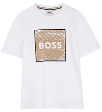 BOSS T-shirt - White w. Print