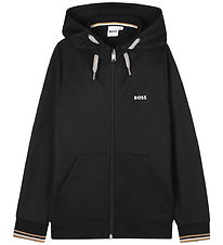 BOSS Cardigan w. Hood - Black