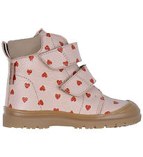 Angulus Vinterkängor - Tex - Rose Hearts/Dusty Mauve
