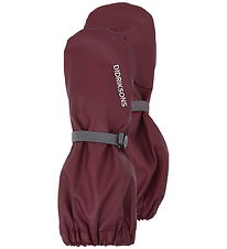 Moufles de Pluie av. Polaire Didriksons - PU - Pileglove - Rouge