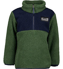 Didriksons Fleece Jumper - Teddy - Cuddly - Light Moss