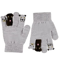 Molo Gloves - Knitted - Kaapo - Grey Melange