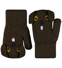Molo Mittens - Knitted - Kenau - Dark Cocoa