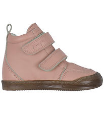 Pom Pom Winter Boots - Sneaker Wool Booty - Dark Rose