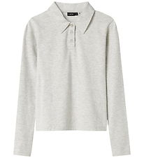 LMTD Polo - NlfNilja - Light Grey Melange