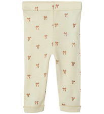 Lil' Atelier Leggings - Noos - NbfNalu - Turtledove/MELANGE