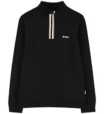 BOSS Blouse m. Rits - Zwart