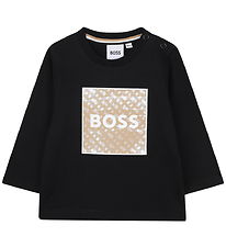 BOSS Blouse - Zwart m. Print