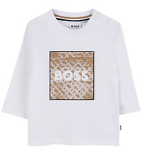 BOSS Blouse - Wit m. Print