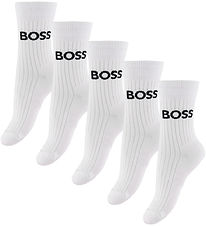 BOSS Socken - 5er-Pack - Weißes m. Logo