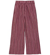 Creamie Broek - Geweven Stripe - Verpletterd Berry