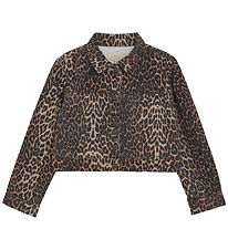 Creamie Jeansjacke - Brown Leo