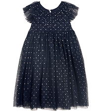 Creamie Dress - Dress Mesh - Black Iris