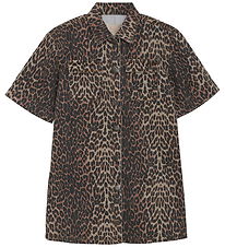 Creamie Dress - Denim - Dress Leo - Brown Leo