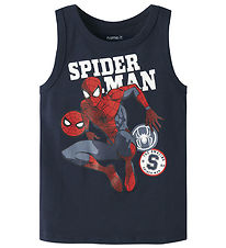 Name It Undershirt - Spider-Man - NmmOvile - Navy Blazer