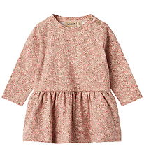 Wheat Dress - Bessie - Rose Dust Flower Meadow