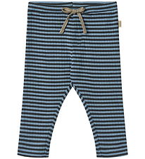 Wheat Trousers - Rib - Manfred - Bright Blue Stripe