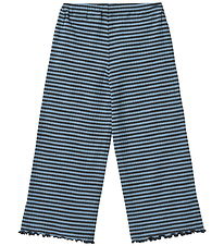 Wheat Trousers - Rib - Ela - Bright Blue Stripe