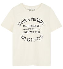 Zadig & Voltaire T-shirt - Off White w. Print
