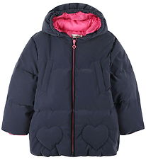 Billieblush Puffer Jacket - Navy/Pink