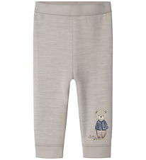 Name It Leggings - Wool - NbnWup - Nacreous Cloud