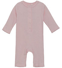Fixoni Jumpsuit - Rib - Pale Mauve Melange