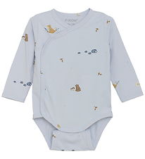 Fixoni Wrap Bodysuit l/s - Arctic Ice