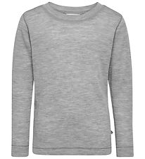 Hummel Blouse - HmlJr - Wool - Rib - Grey Melange