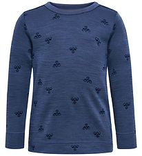 Hummel Blouse - HmlMini - Wool - Vintage Indigo