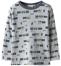Name It Blouse - Wool - NmmWillit - Micro Chip/Tractor
