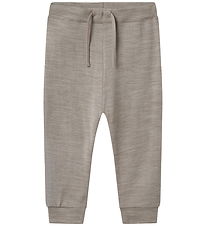 Name It Sweatpants - Wool - NmmWesso - Satellite