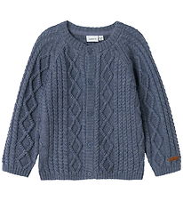 Name It Cardigan - Wool - NmmWrilla - Folkstone Grey