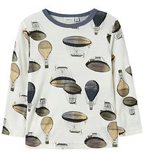 Name It Blouse - Wool - NmmWillitus - Snow White/Air BALLOON