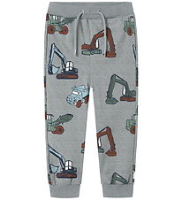 Name It Joggingbroek - NmmNenean - Grey Melange