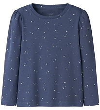 Name It Blouse - NmfNelia - Blue Indigo