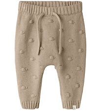 Lil' Atelier Trousers - Knitted - NbnGable - Oxford Tan