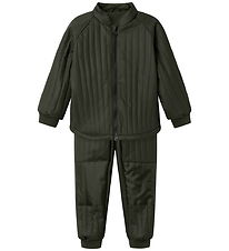 Name It Rainwear - Quilt - NmmMud - Raisin