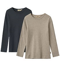 Blouse Wheat - Rib - 2 Pack - Montée - Marine/Beige