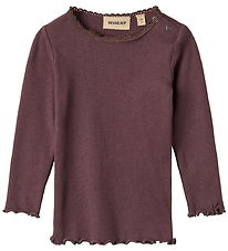 Wheat Blouse - Rib - Reese - Fudge