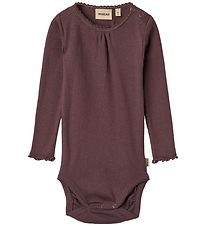 Wheat Bodysuit l/s - Rib - Lotta - Fudge