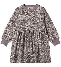 Wheat Dress - Dorthea - Purple Stone Flowers