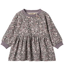 Wheat Dress - Dorthea - Purple Stone Flowers