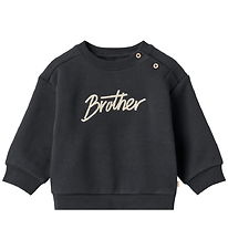 Sweat-shirt Wheat - Sander - Marine/Frère