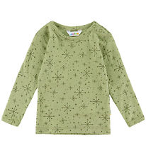 Blouse Joha - Laine - Lumière Olive av. Étoiles