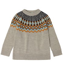 Blouse FUB - Tricoté - Laine - Mélange d'avoine