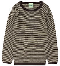 Blouse FUB - Rib - Tricoté - Laine - Mocca/Wheat