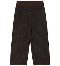 FUB Broek - Gebreid - Wol - Gecontroleerd - Mocca/Dark Navy